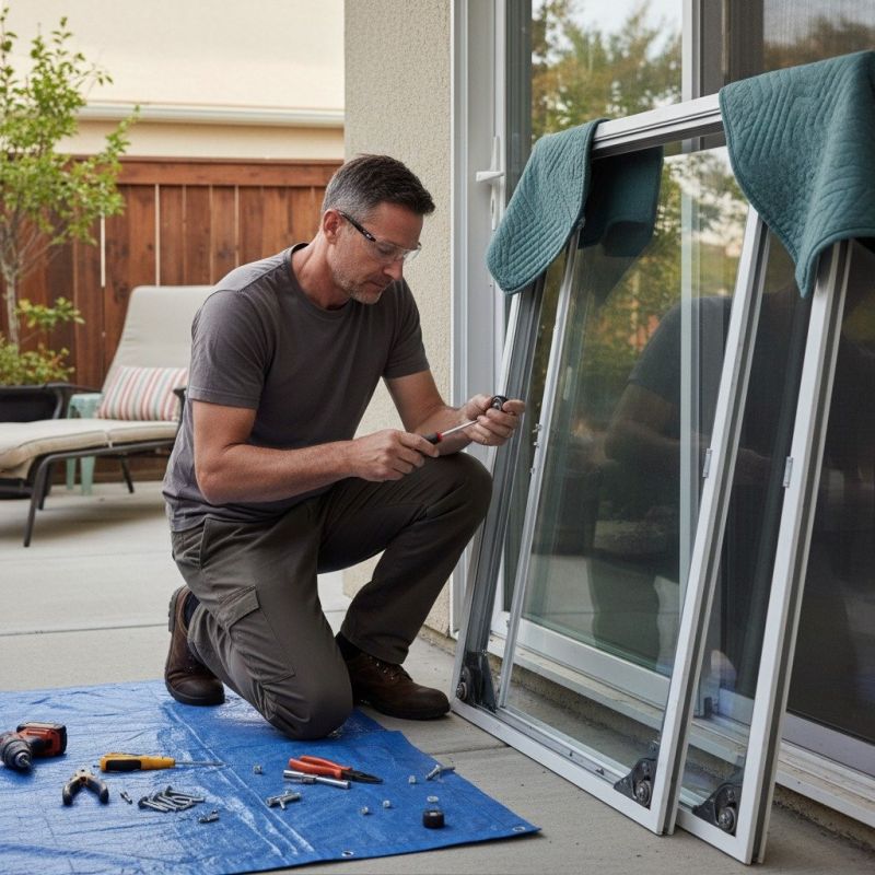Door Track Replacement in Conroe, TX